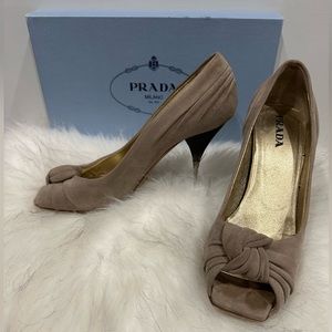 Prada peep toes